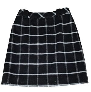 Talbots Black A-Line Knee-Length Skirt